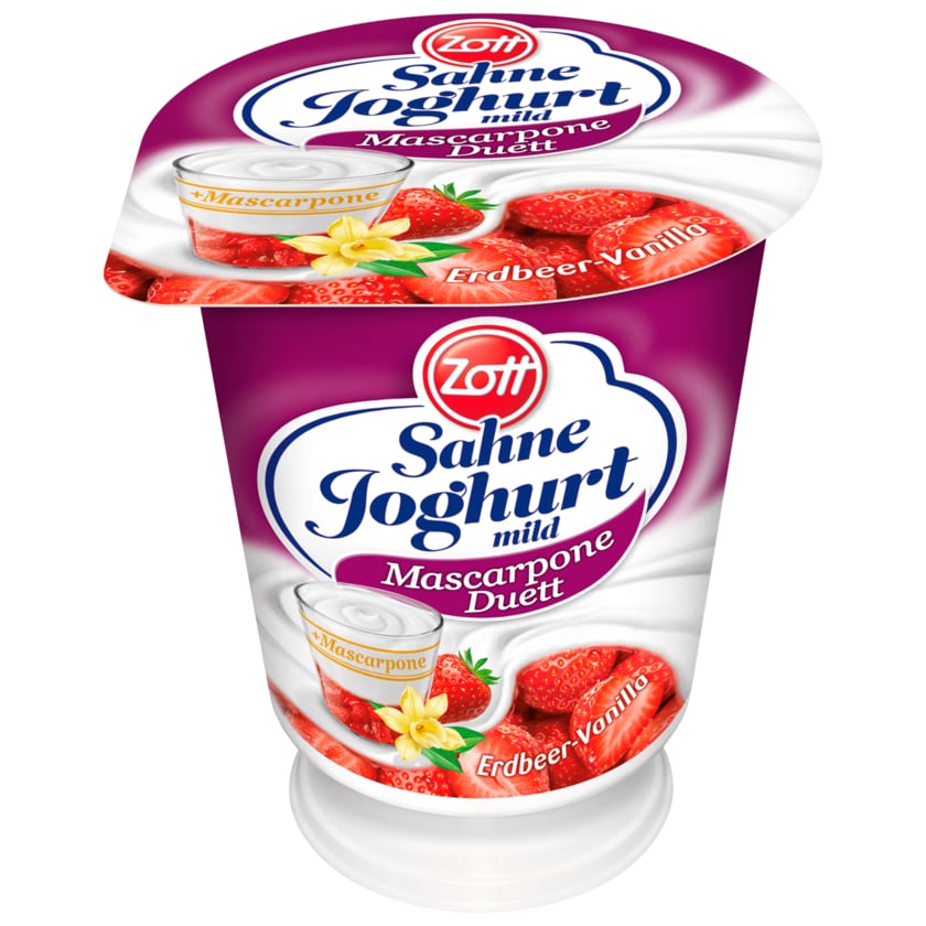 Zott Sahnejoghurt Erdbeer-Vanille 140g